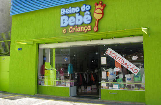 Foto fachada loja Reino do Bebê